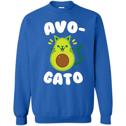 Avogato - Avocado Cat - Funny Avocado T-shirt Royal