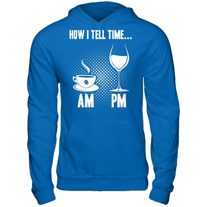 How I Tell The Time T-shirt Gildan - Pullover Hoodie Royal