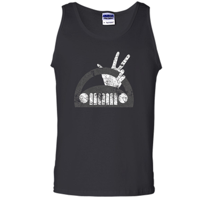 The Jeep Wave You Get It Or You Don't Distressed T-shirt Black