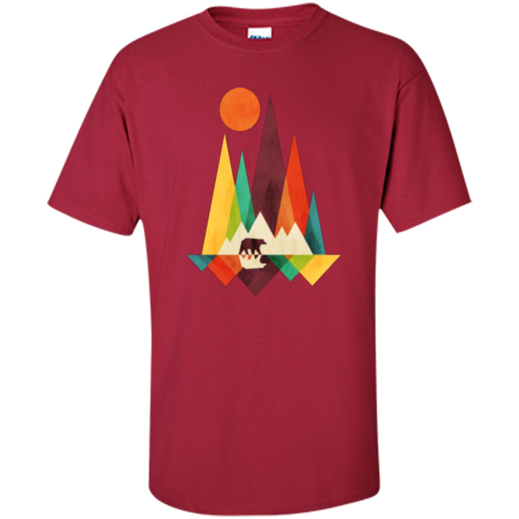 Mountain Bear T-shirt Cardinal