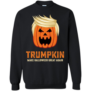 Halloween Trumpkin Funny T-Shirt Make Halloween Great Again