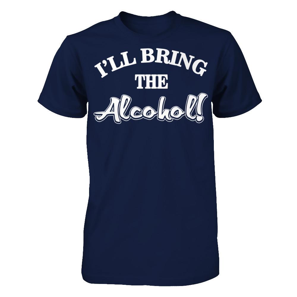 I'll Bring The Alcohol T-shirt Gildan - Short Sleeve Tee Navy