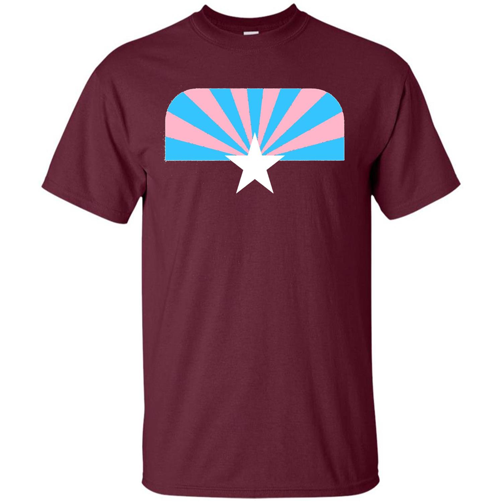 LGBT T-shirt Trans Pride Arizona T-shirt Maroon