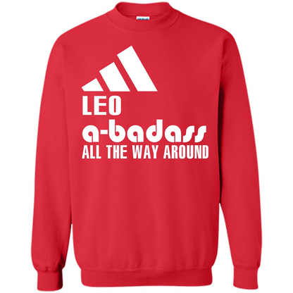 Leo A-Badass All The Way Around T-shirt Red