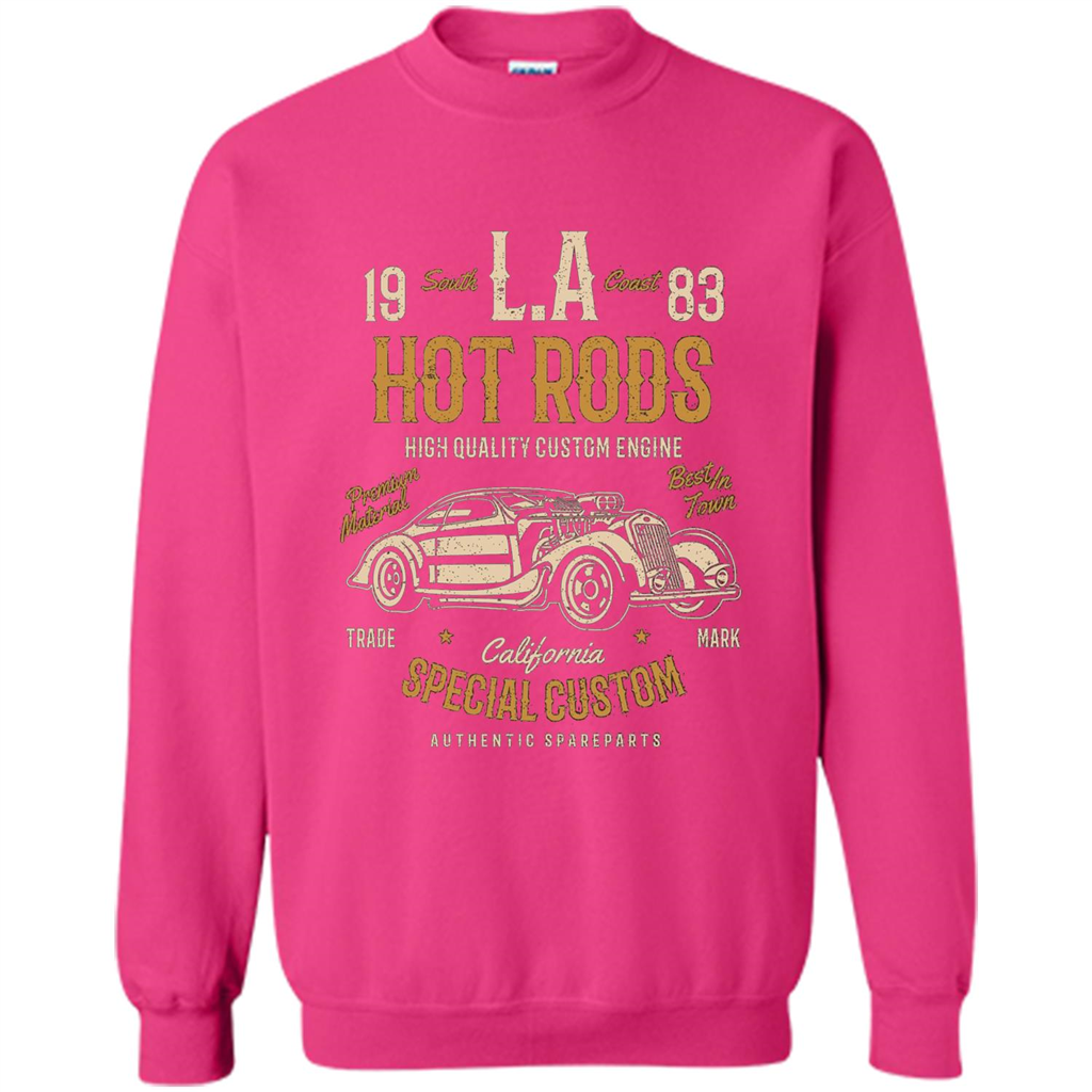 L.A. Hot Rods Classic Car T-shirt T-shirt Heliconia