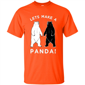 Funny Panda T-shirt Lets Make A Panda T-Shirt