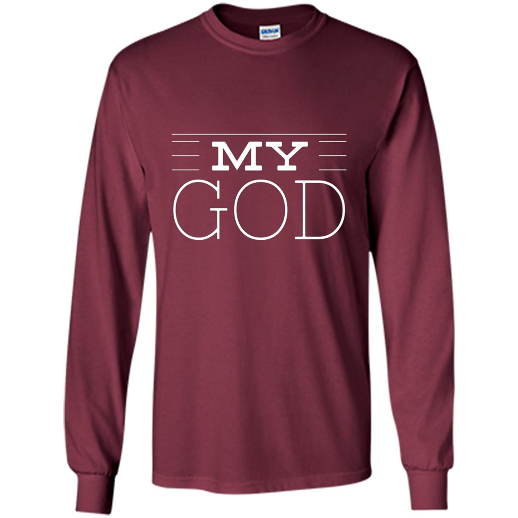Christian T-shirt My God Maroon
