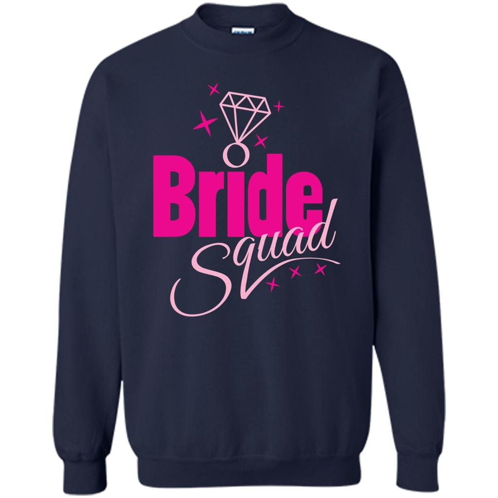 Bride Squad Bachelorette Party T-shirt Navy