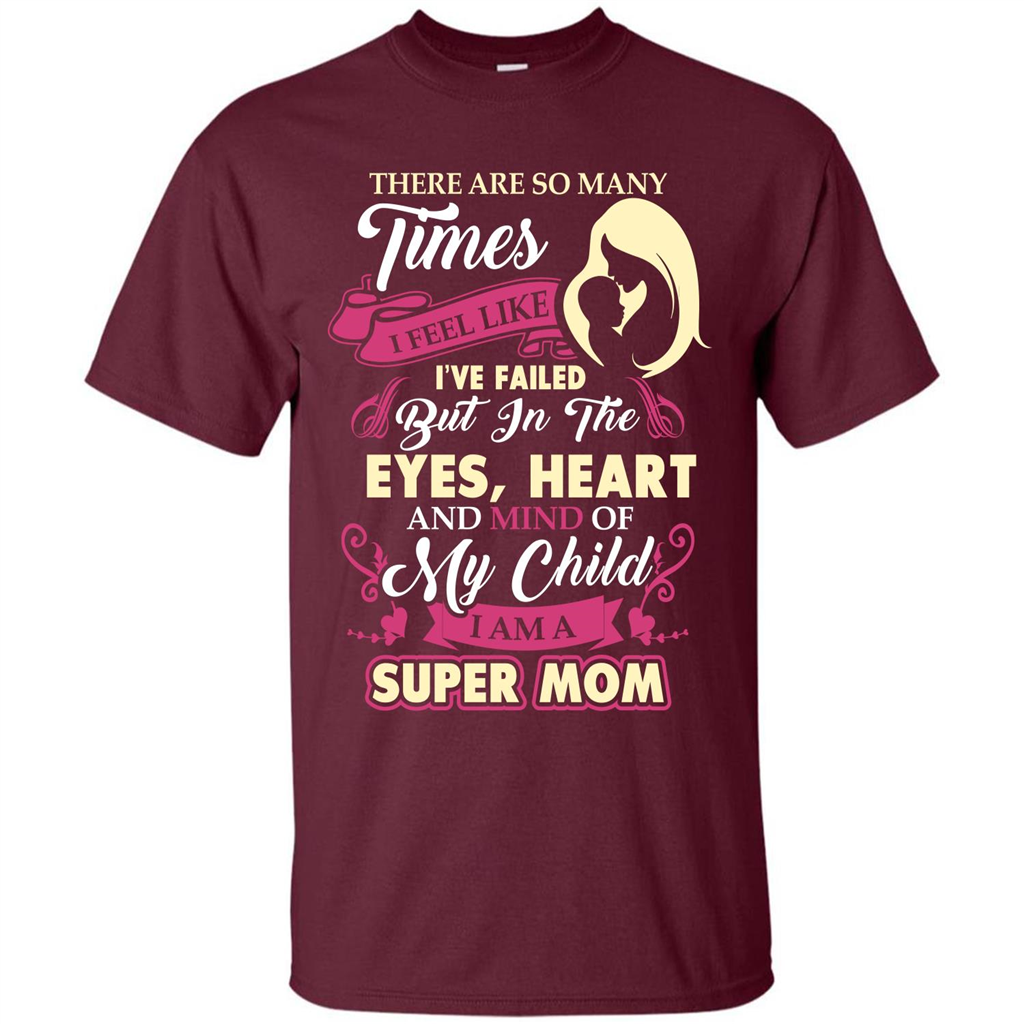 Mommy T-shirt There Are So Many Times I Feel Like T-shirt Maroon