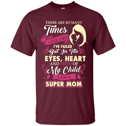 Mommy T-shirt There Are So Many Times I Feel Like T-shirt Maroon