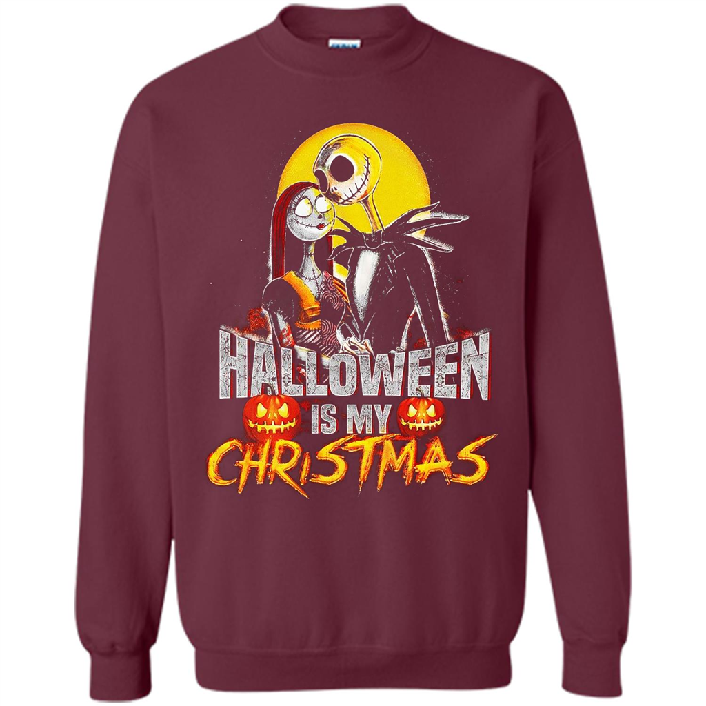 Halloween Is My Chirstmas T-shirt Maroon