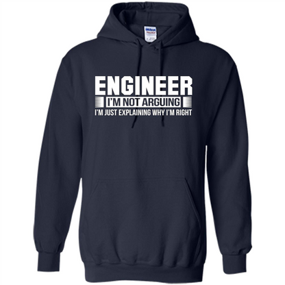 Engineer I'm Not Arguing T-shirt Navy