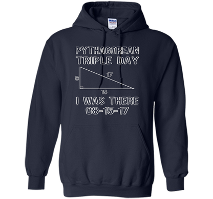 Pythagorean Triple Day 2017 8-15-17 Geeky T-shirt Navy