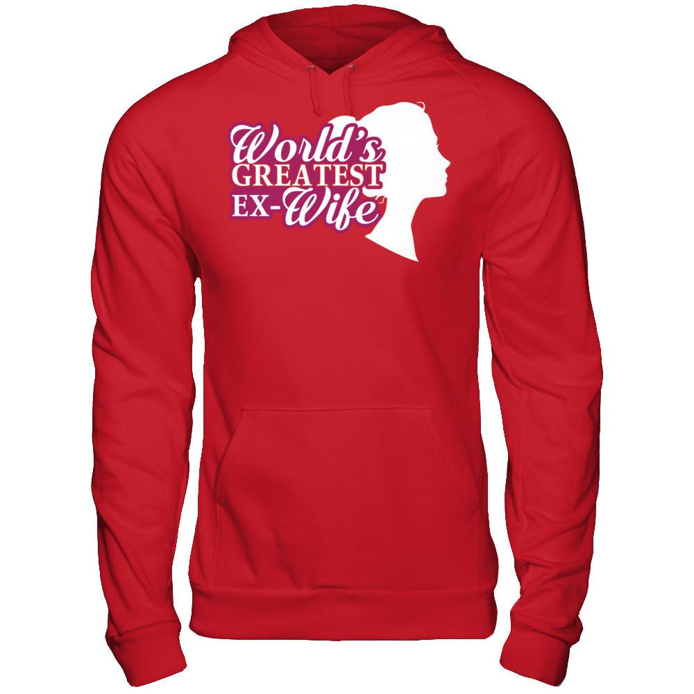 World's Greatest Ex-Wife Gildan - Pullover Hoodie Red