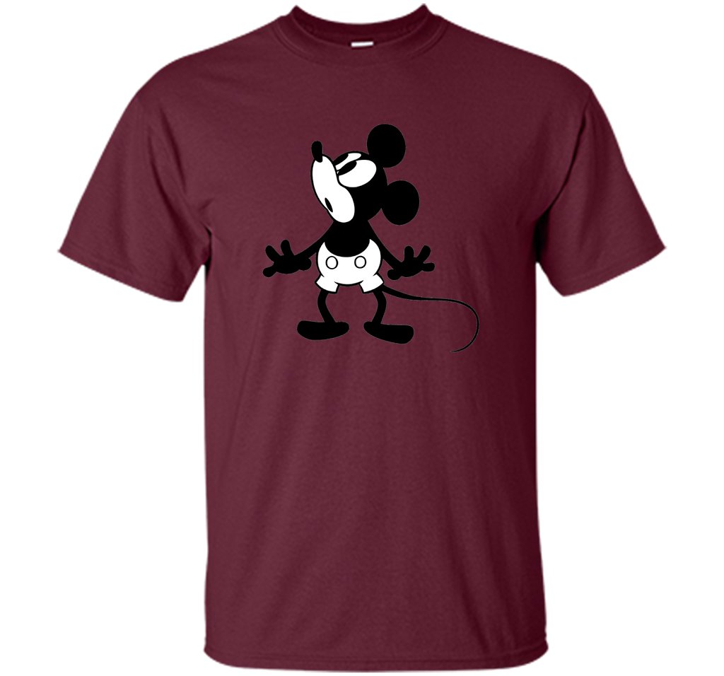 Disney Classic Mickey Mouse Graphic T-Shirt shirt Maroon