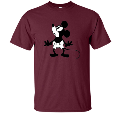 Disney Classic Mickey Mouse Graphic T-Shirt shirt Maroon