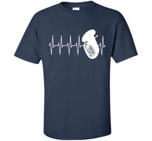 Sousaphone T-shirt Heartbeat Tube Sousaphone