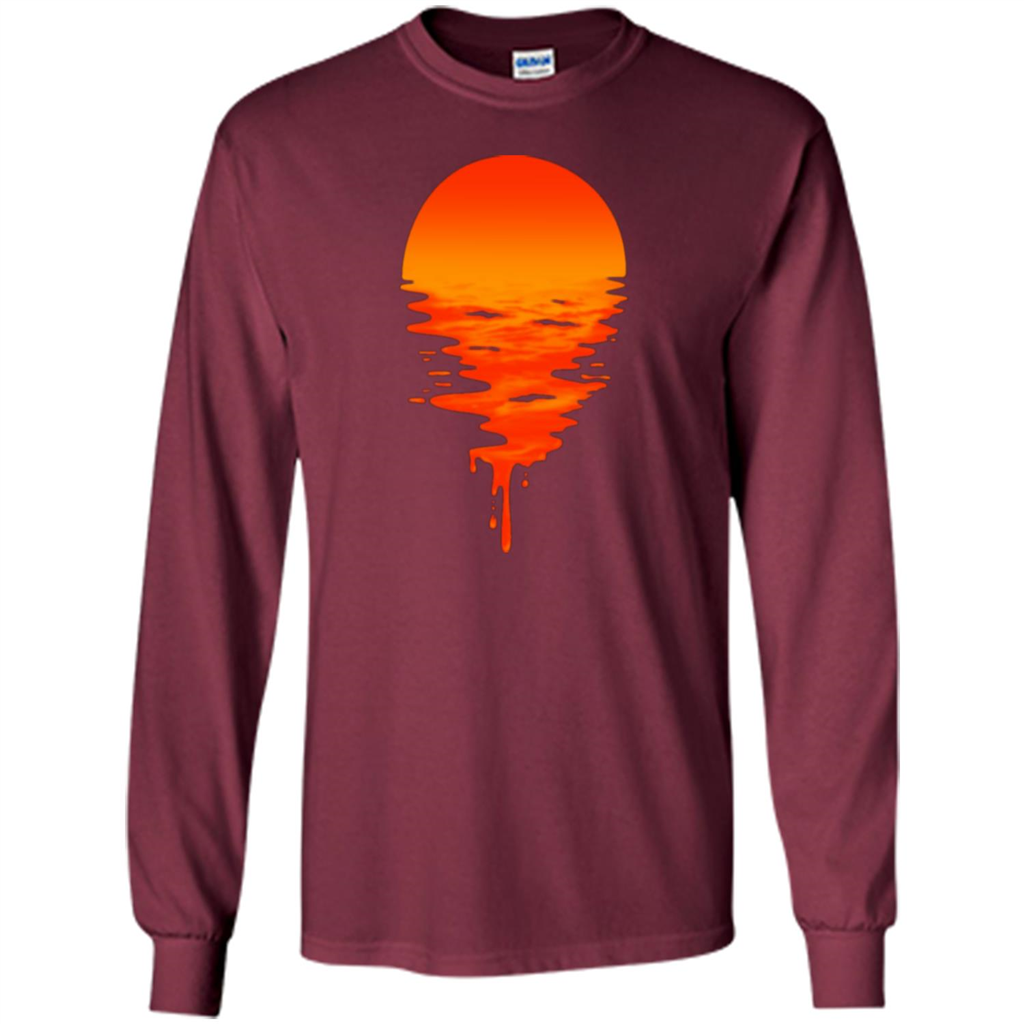 Sunset T-shirt Maroon