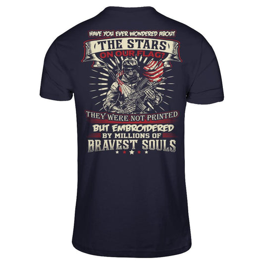 Have You Ever Wondered About The Stars On Our Flag T-shirt Next Level - Unisex Fitted Tee Midnight Navy