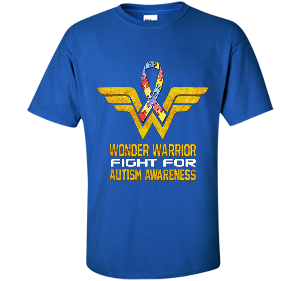 Wonder Warrior Fight For Autism Awareness T-shirt Royal