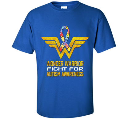 Wonder Warrior Fight For Autism Awareness T-shirt Royal