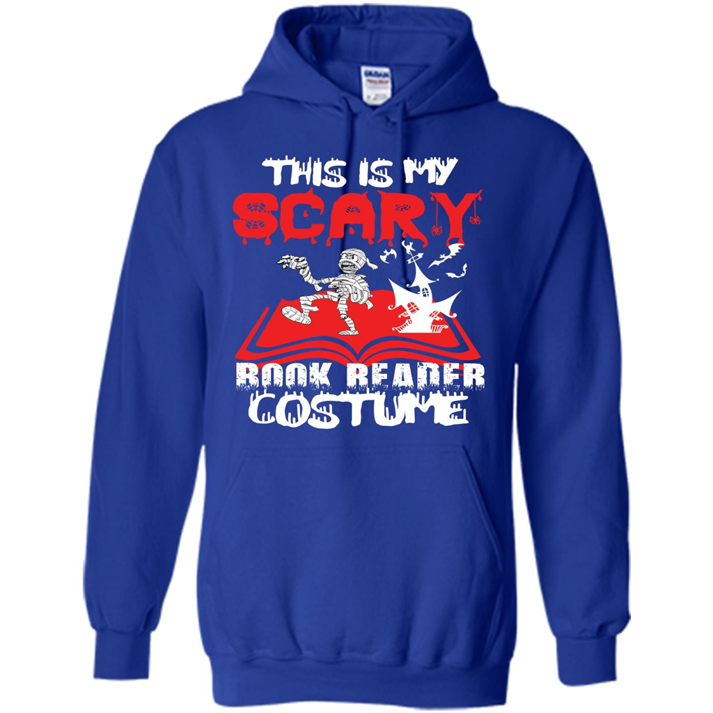 Halloween T-shirt This Is My Scary Book Reader Costume T-shirt Royal