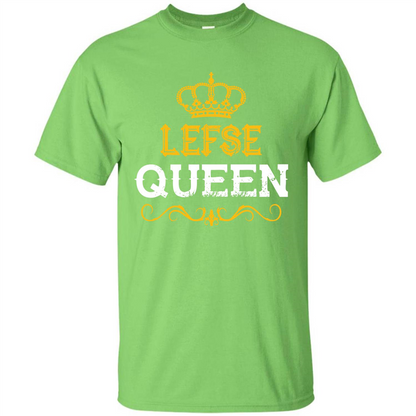 Norsland T-shirt Lefse Queen T-shirt Lime