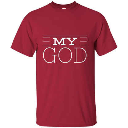 Christian T-shirt My God Cardinal