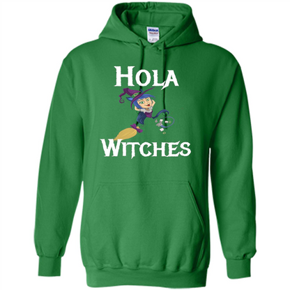 Hola Witches Halloween T-shirt Cute and Funny Witch