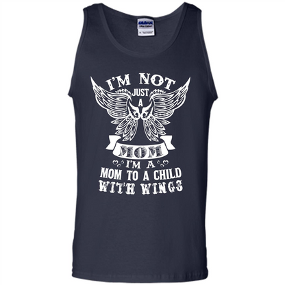 Mom T-shirt I’m Not Just A Mom I’m A Mom To A Child With Wings T-shirt Navy