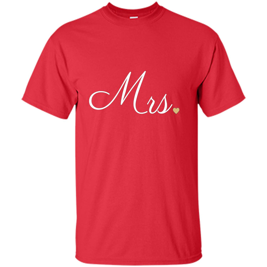 Mrs. Wedding T-shirt Red