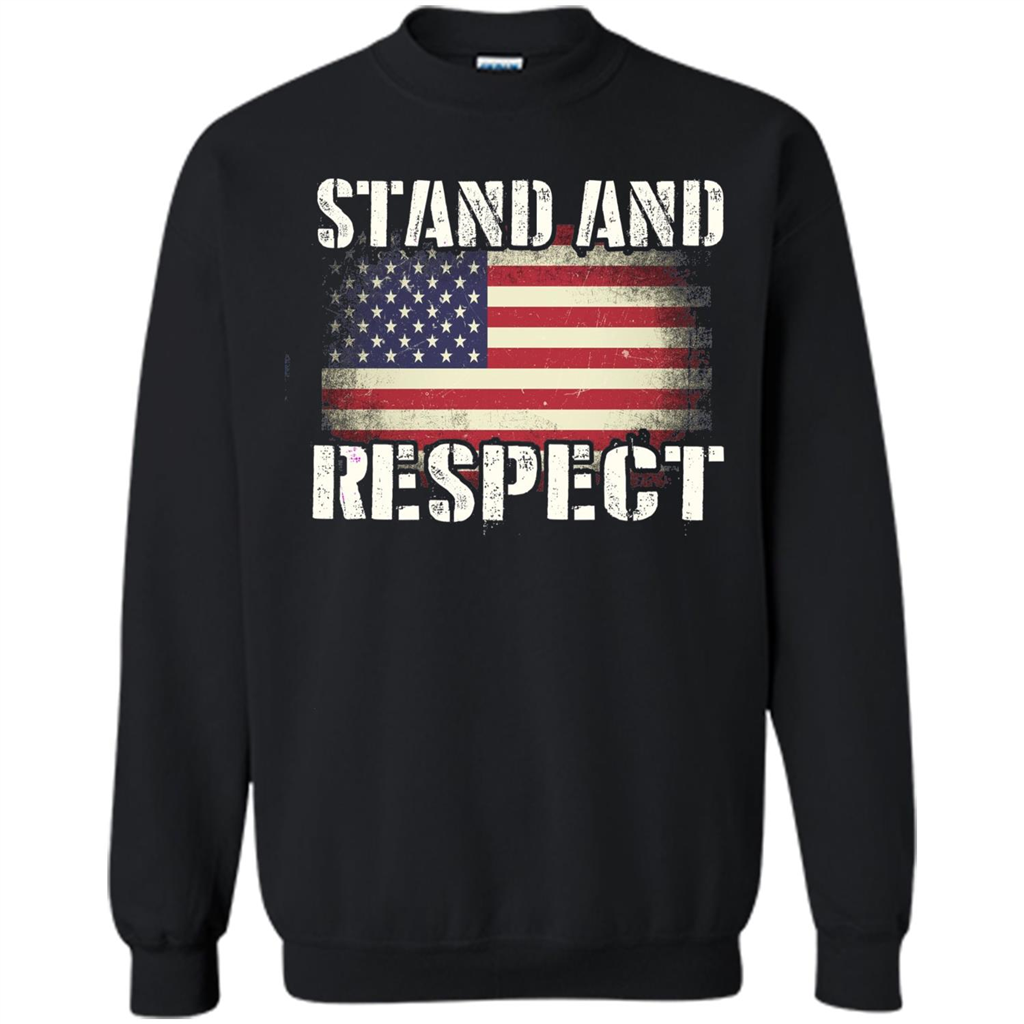 Military T-shirt Stand And Respect