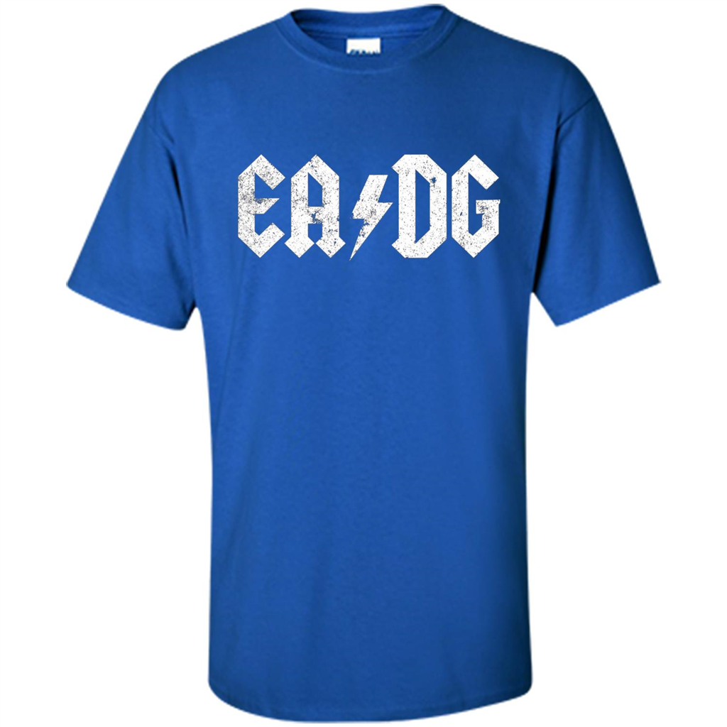 E A D G Strings Of The Bass. Bass Player T-shirt Royal