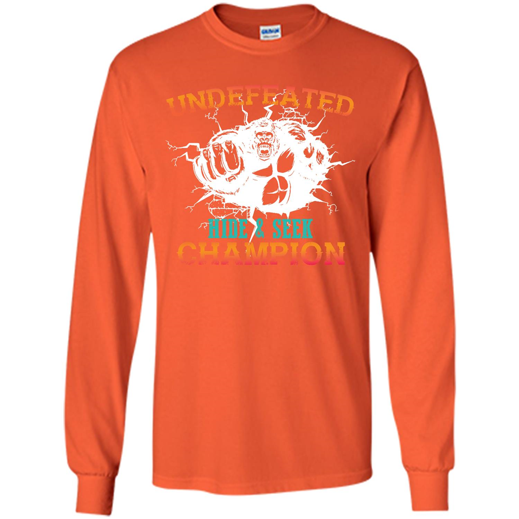 Undefeated Hide and Seek Champion T-shirt Orange