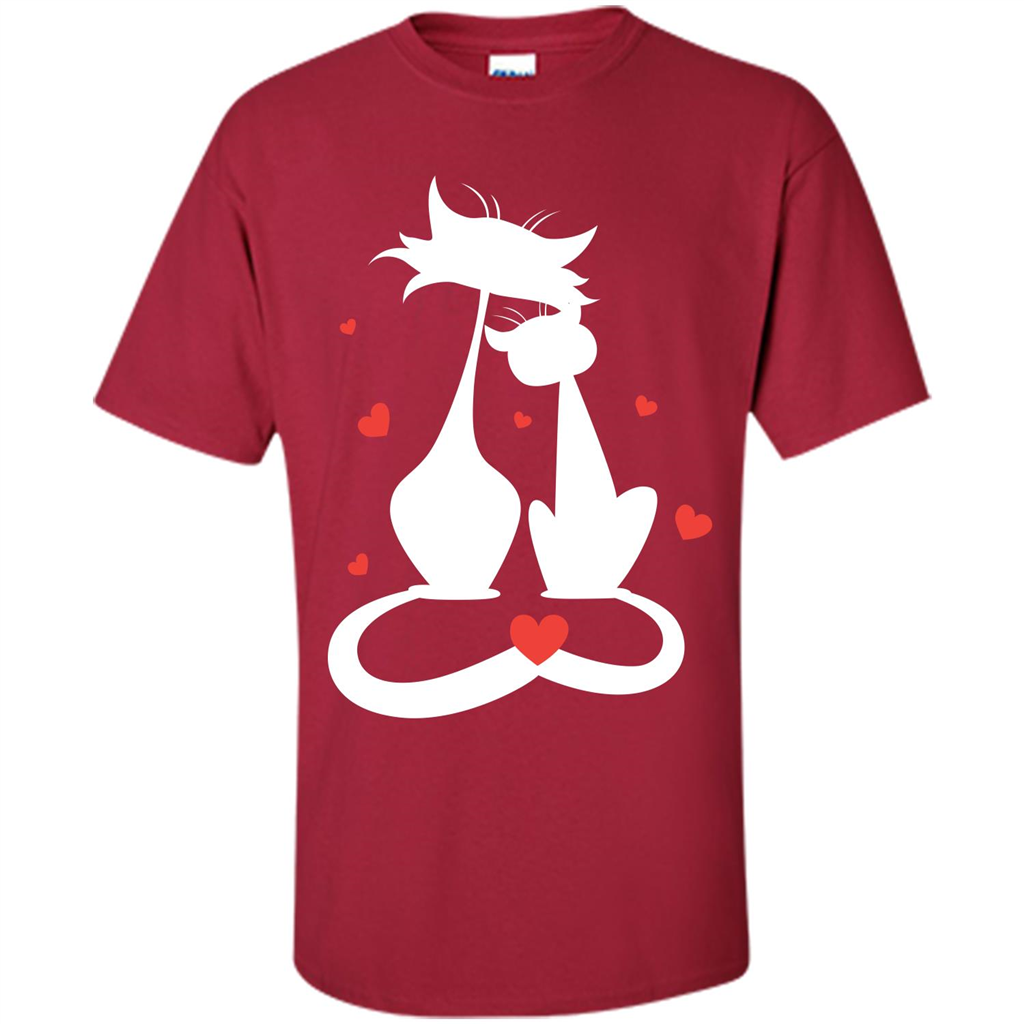 Cat Lover T-shirt Cat Couples Cardinal