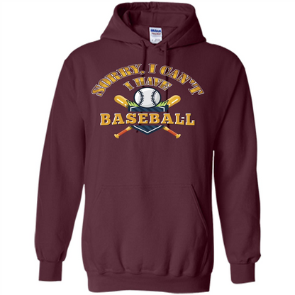 Basketball T-shirt Sorry, I Can't I Have Basketball Maroon