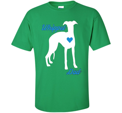 Mens Whippet Dad - Father's Day T-Shirt For Dog Lovers t-shirt Irish Green