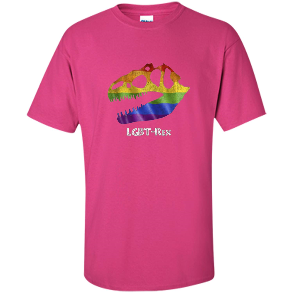 LGBTQ Pride T-shirt LGBT-Rex Heliconia