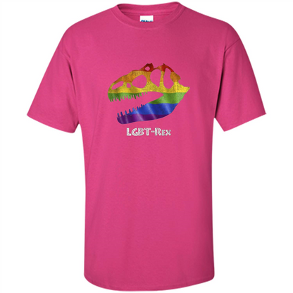 LGBTQ Pride T-shirt LGBT-Rex Heliconia