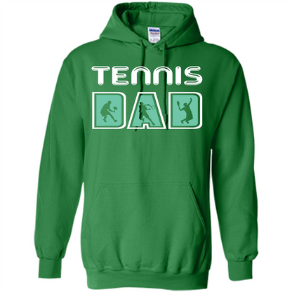 Tennis Lover T-shirt Tennis Dad Irish Green