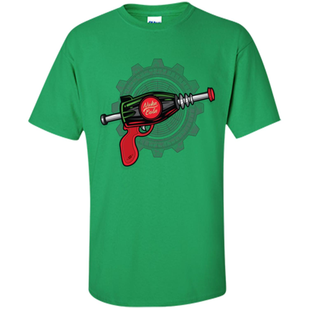 Nuka Cola Gun T-shirt Irish Green