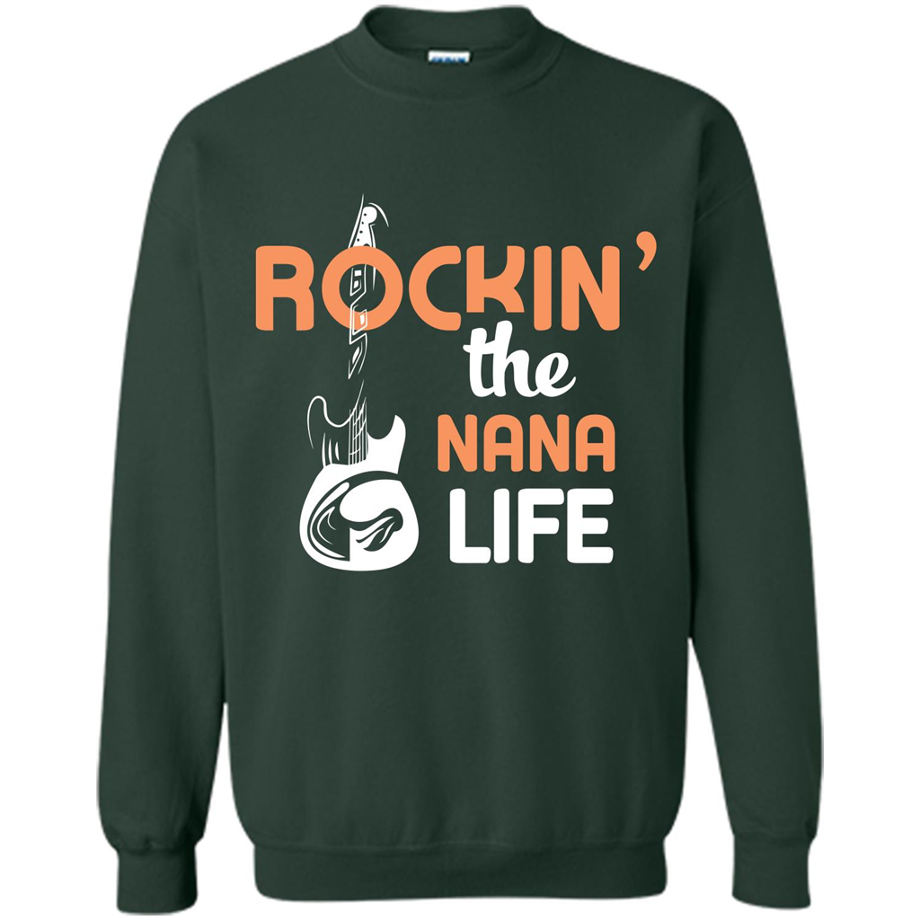 Nana T-shirt Rockin’ The Nana Life Forest Green