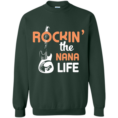Nana T-shirt Rockin’ The Nana Life Forest Green