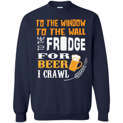 Beer. For Beer I Crawl T-shirt Navy