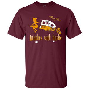 Halloween T-shirt Witches With Hitches T-shirt