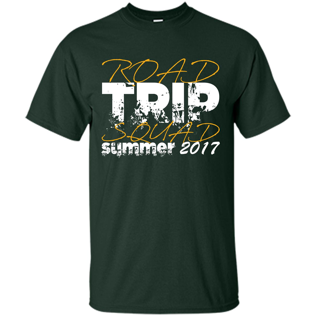 Summer T-shirt Road Trip Squad Summer 2017 Forest Green