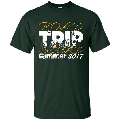 Summer T-shirt Road Trip Squad Summer 2017 Forest Green