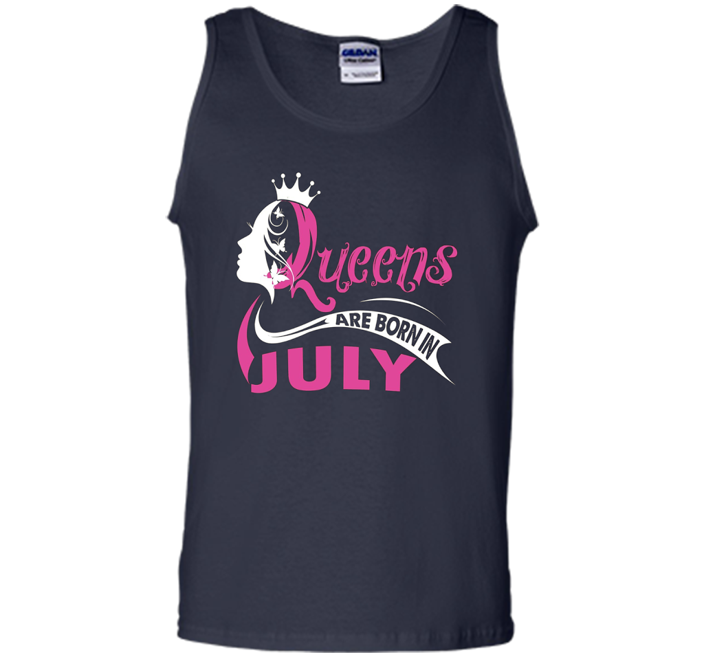 Queens Are Born In July T-shirts t-shirt Navy
