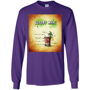 Bloody Mary Drink Recipe Alcohol Liquor Bartender T-shirt