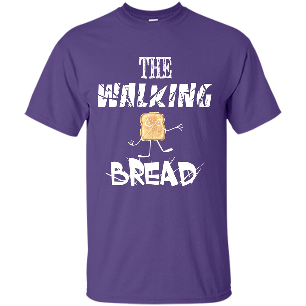 The Walking Bread T-shirt Purple